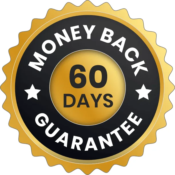Quietum Plus 60 day money back guarantee seal