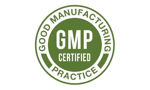 Quietum Plus GMP manufacturing badge