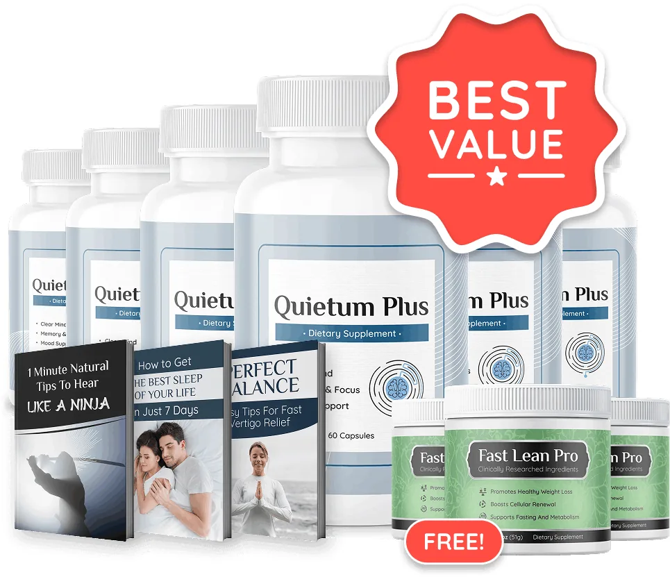 Quietum Plus packages 1 bottle 3 bottle and 6 bottle official price options